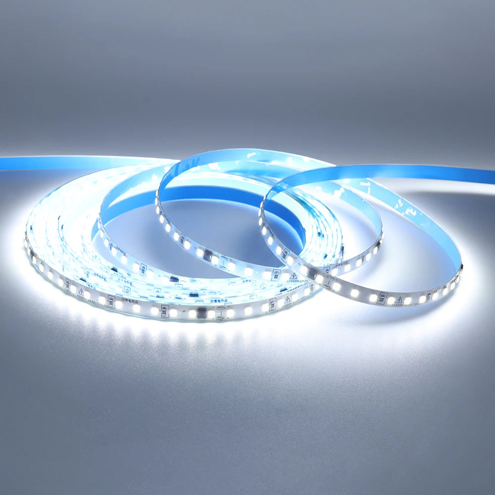 10M 20M 50M 220V LED Strip Light No Need Driver for Home 2835 120LEDs/M High Bright Flexible Light IP44 Waterproof Adhesive Tape