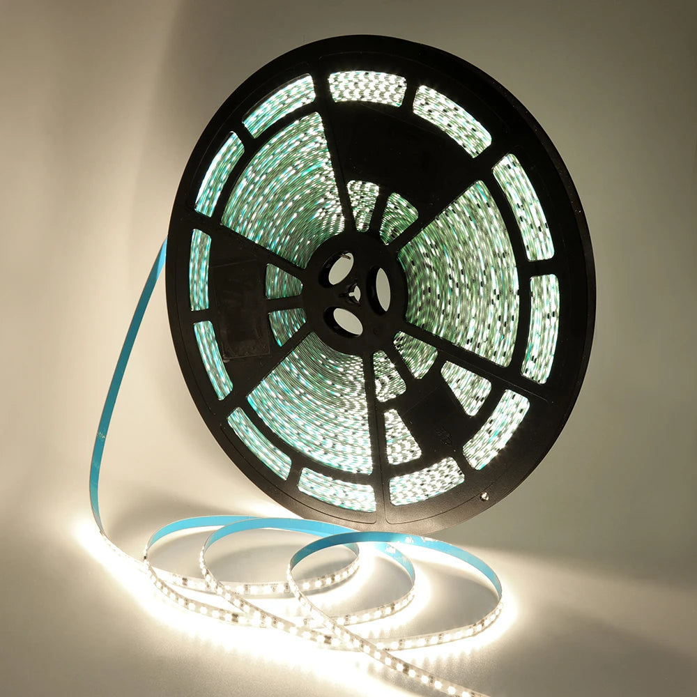 10M 20M 50M 220V LED Strip Light No Need Driver for Home 2835 120LEDs/M High Bright Flexible Light IP44 Waterproof Adhesive Tape